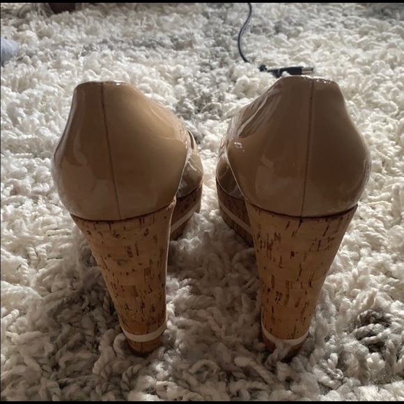 Prada Vern Cork Sabia Wedges - Picture 4 of 10